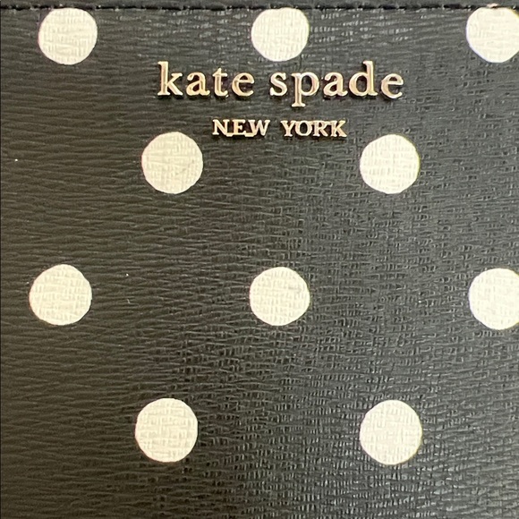 Kate Spade Black and White Dot Clutch - Picture 3 of 5